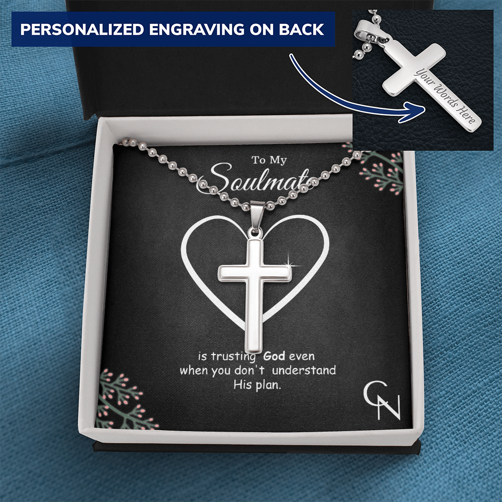 A Promise of Faith & Love - Personalized Cross Necklace