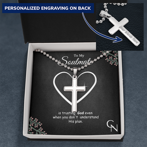 A Promise of Faith & Love - Personalized Cross Necklace