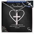 A Promise of Faith & Love - Personalized Cross Necklace