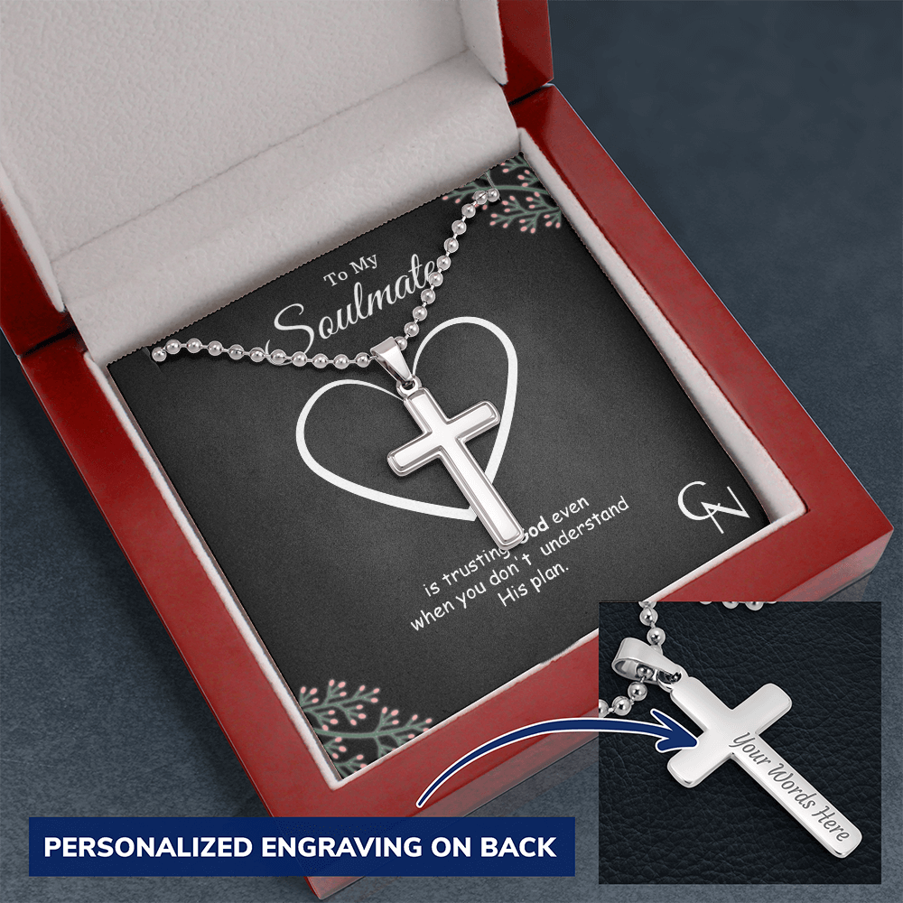 A Promise of Faith & Love - Personalized Cross Necklace