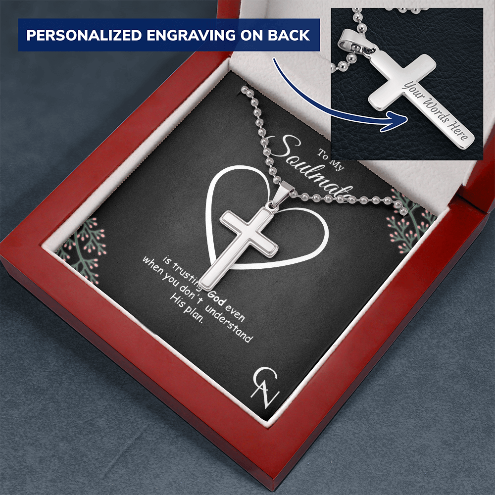 A Promise of Faith & Love - Personalized Cross Necklace