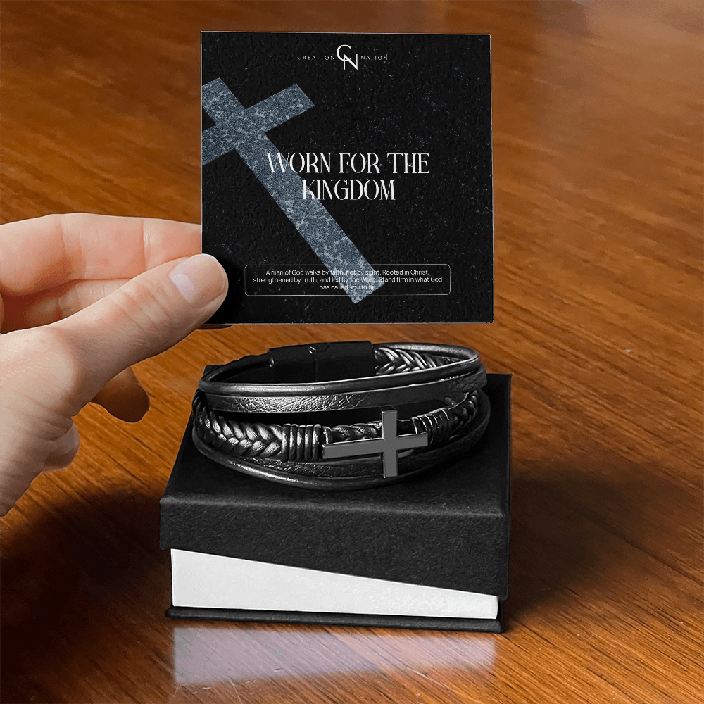 Unshaken Man of God - Cross Bracelet